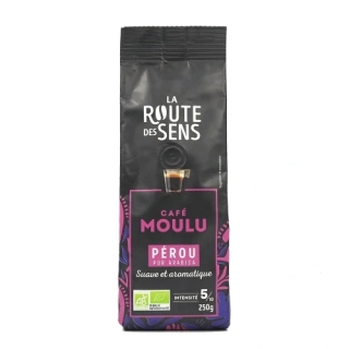 LA ROUTE DES SENS Káva mletá Arabica z Peru 250 g