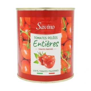 SAVINO Rajčata celá loupaná 800 g