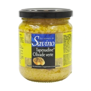 SAVINO Tapenáda ze zelených oliv s kapary 190 g